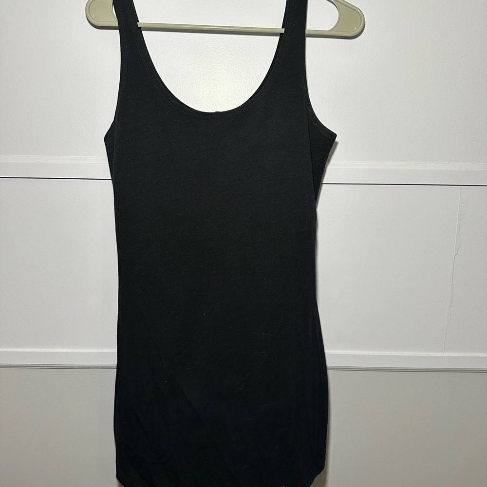 Wild Fable Black Scoop Neck Dress